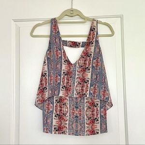 Intermix patterned double layer tank